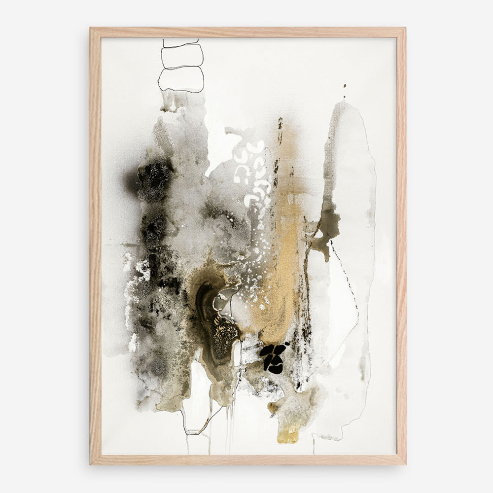 Aqua Sketch 2 Art Print