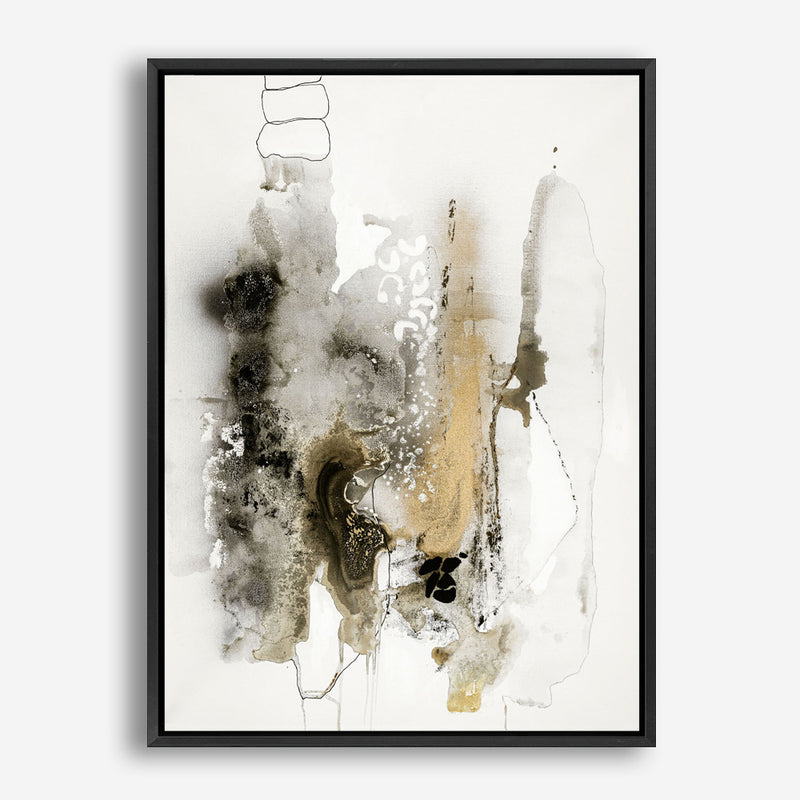 Aqua Sketch 2 Canvas Print