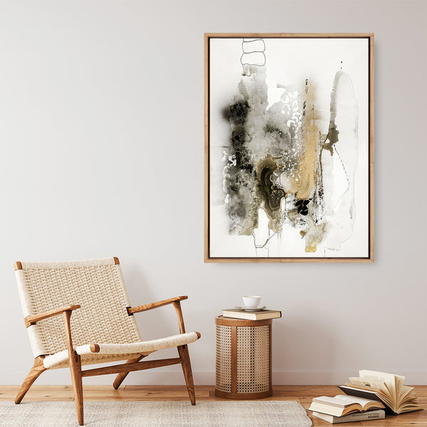 Aqua Sketch 2 Canvas Print