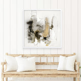 Aqua Sketch 2 (Square) Art Print