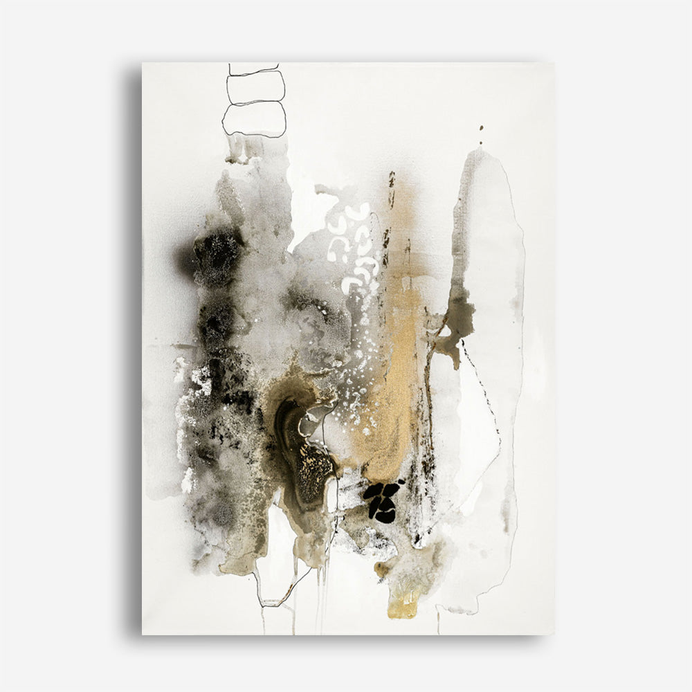 Aqua Sketch 2 Canvas Print