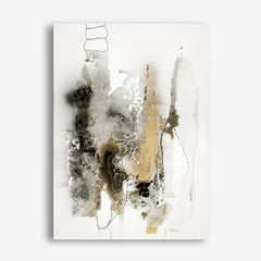 Aqua Sketch 2 Canvas Wall Art Print