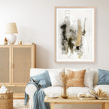 Aqua Sketch 2 Art Print