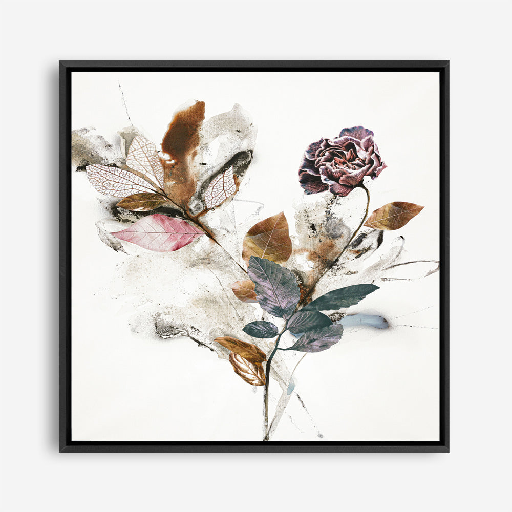 Playing Flower 1 (Square) Canvas Print