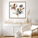 Playing Flower 1 (Square) Canvas Print