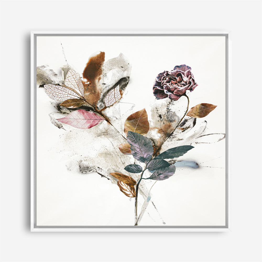 Playing Flower 1 (Square) Canvas Print