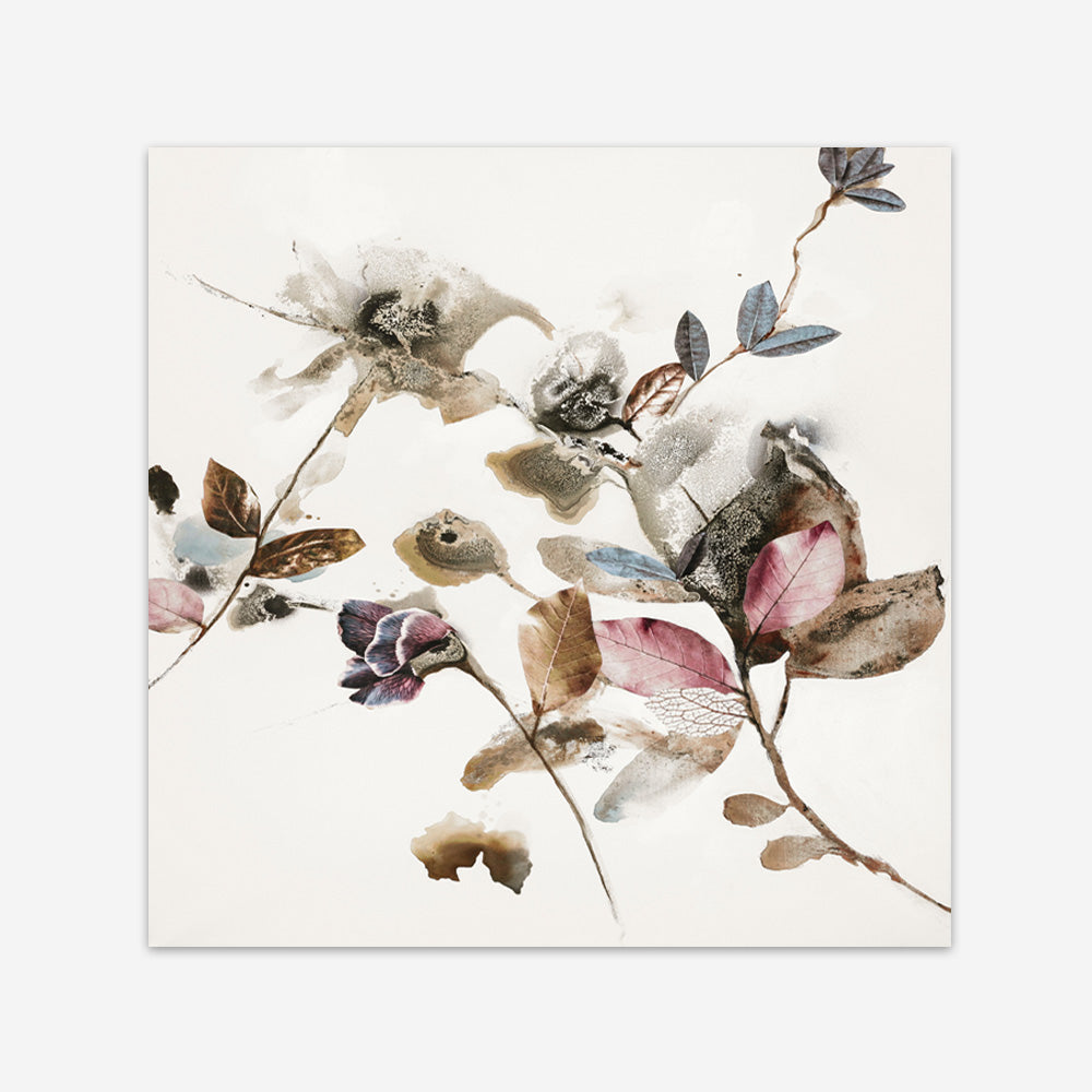 Playing Flower 2 (Square) Art Print