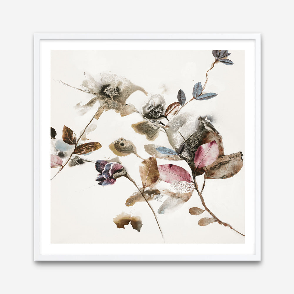 Playing Flower 2 (Square) Art Print