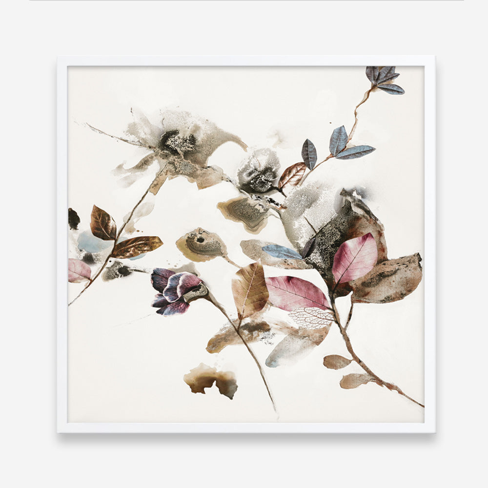 Playing Flower 2 (Square) Art Print