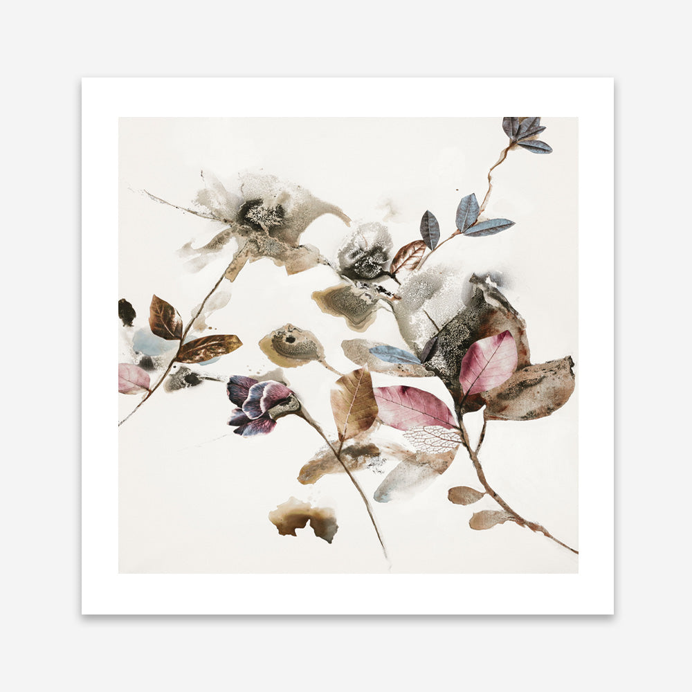 Playing Flower 2 (Square) Art Print