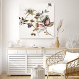 Playing Flower 2 (Square) Canvas Print