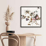 Playing Flower 2 (Square) Art Print