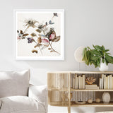 Playing Flower 2 (Square) Art Print