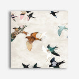 Abstract Birds 1 (Square) Canvas Print