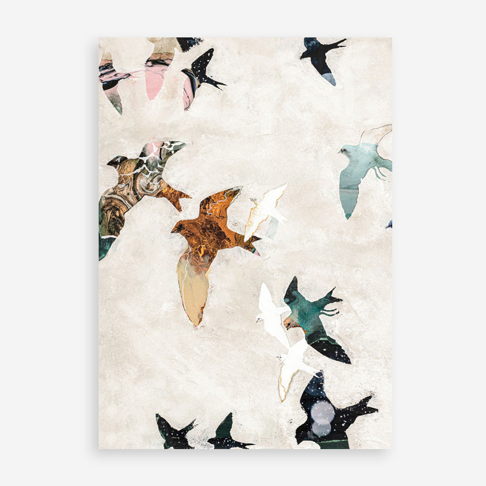 Abstract Birds 1 Art Print