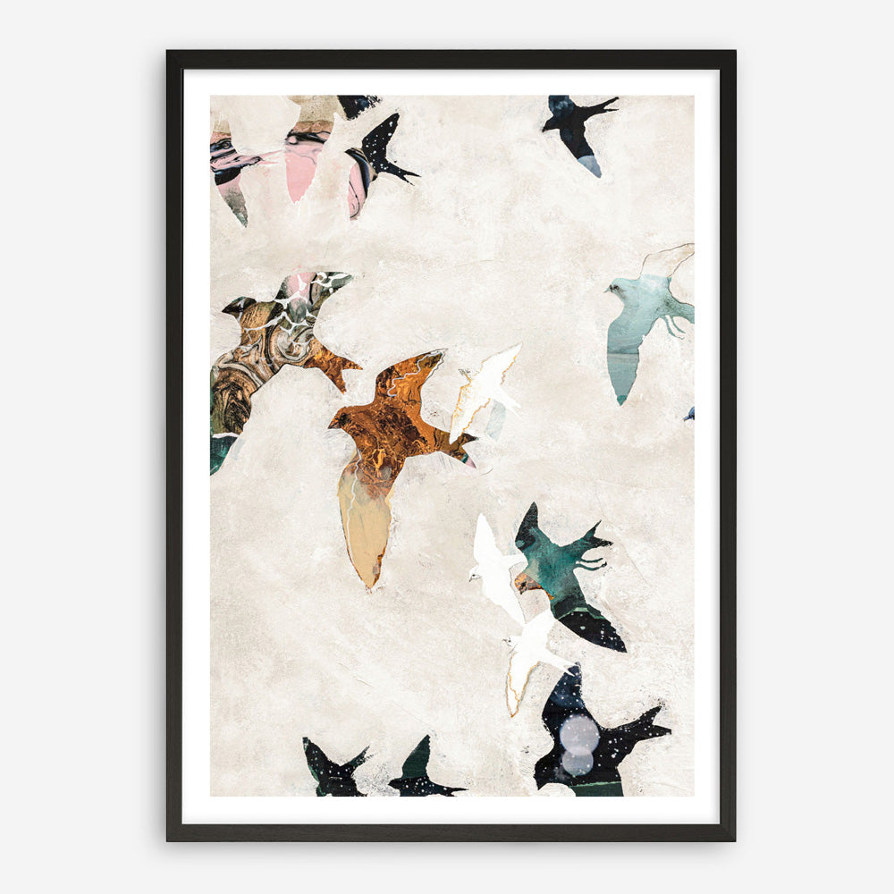 Abstract Birds 1 Art Print