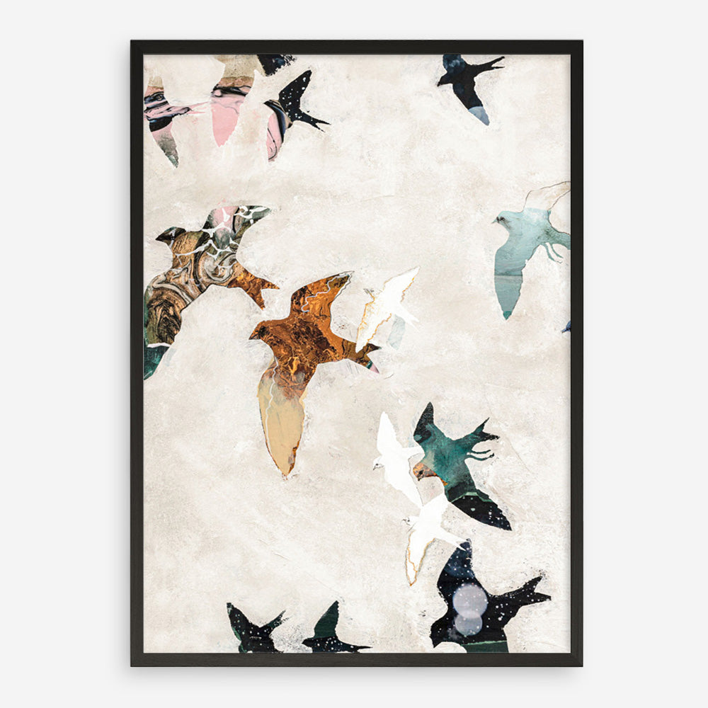 Abstract Birds 1 Art Print