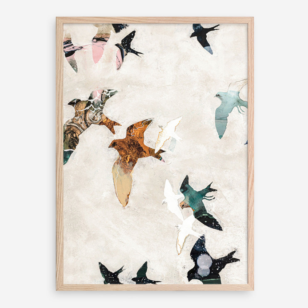 Abstract Birds 1 Art Print