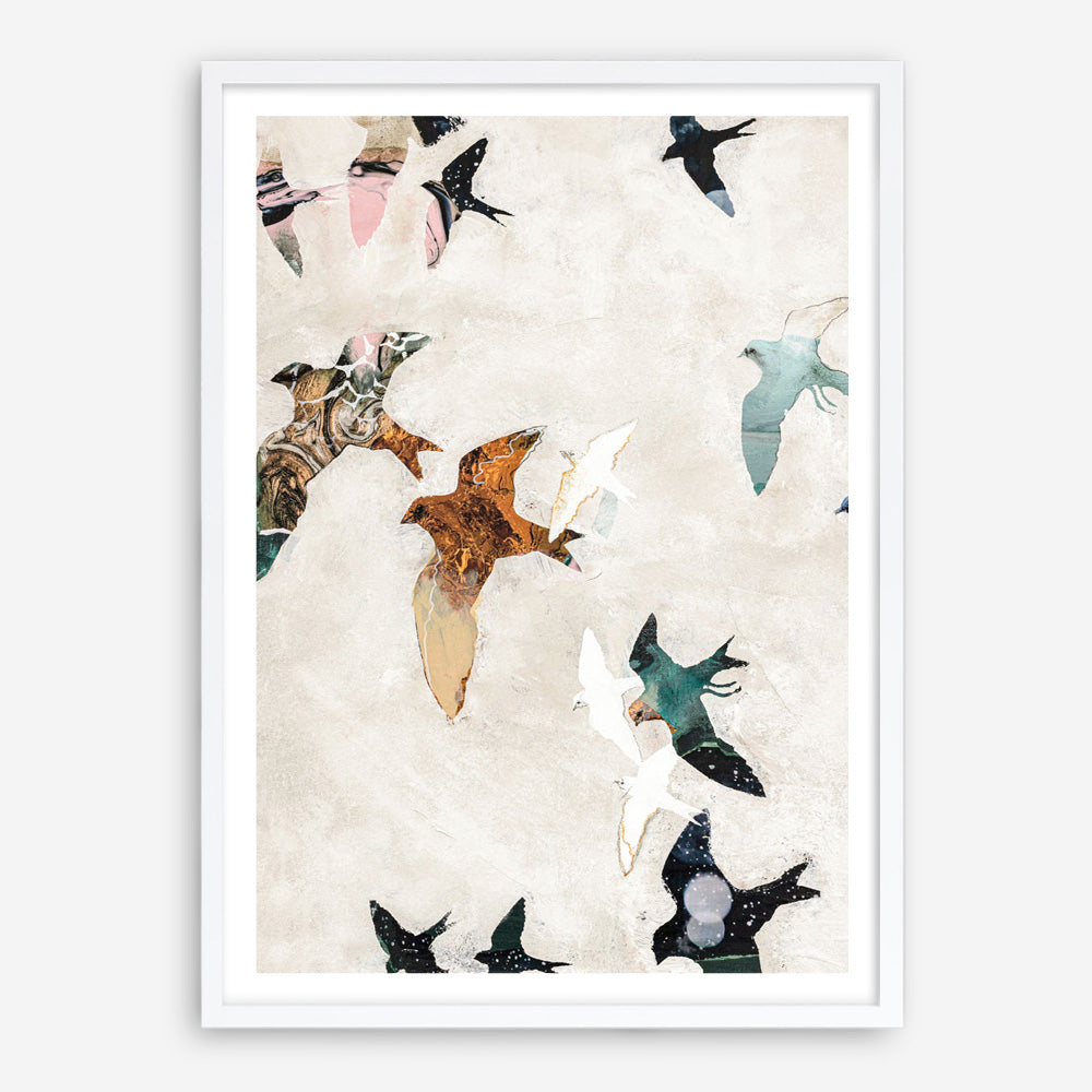 Abstract Birds 1 Art Print