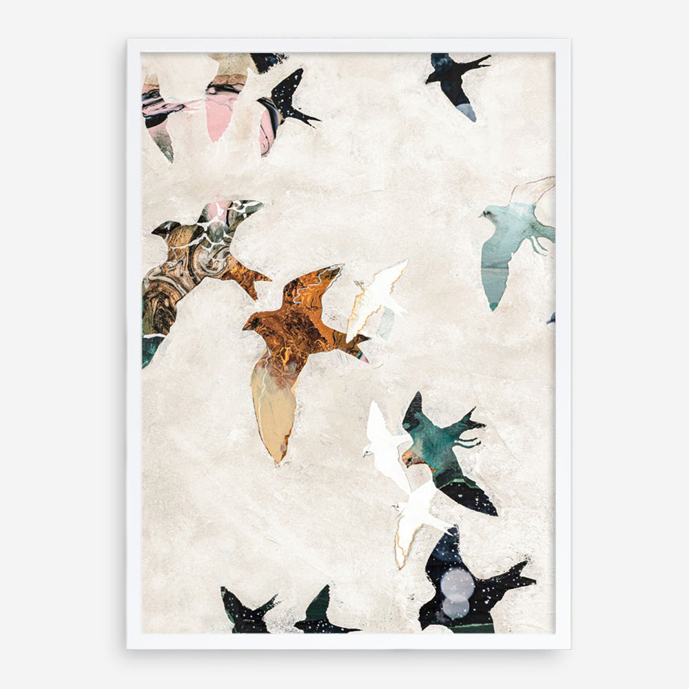 Abstract Birds 1 Art Print