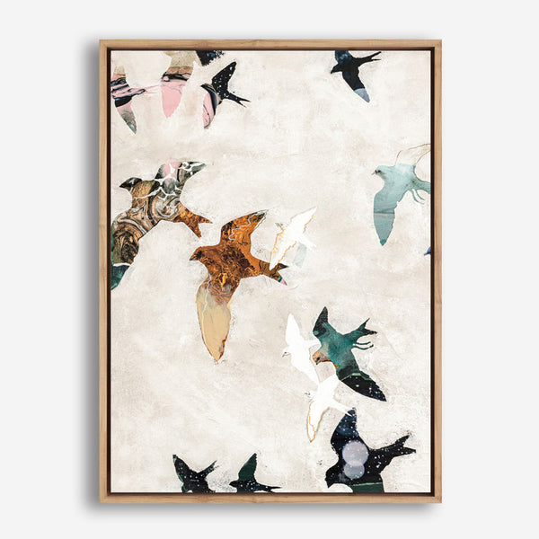 Abstract Birds 1 Canvas Print