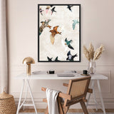 Abstract Birds 1 Canvas Print