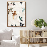 Abstract Birds 1 Canvas Print