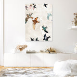 Abstract Birds 1 Canvas Print
