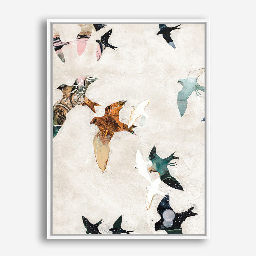 Abstract Birds 1 Canvas Print
