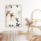 Abstract Birds 1 Art Print