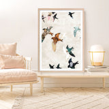 Abstract Birds 1 Art Print