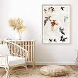 Abstract Birds 2 Art Print