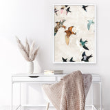 Abstract Birds 1 Art Print