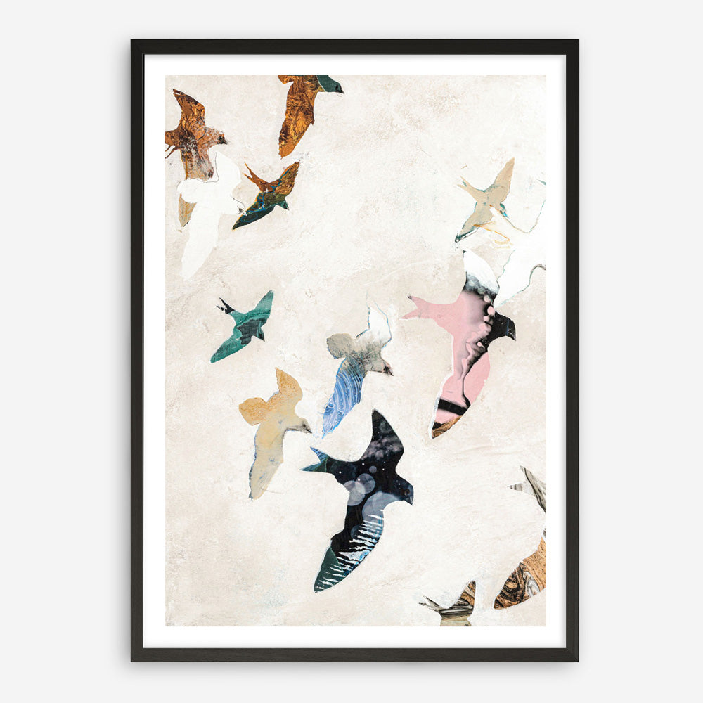 Abstract Birds 2 Art Print