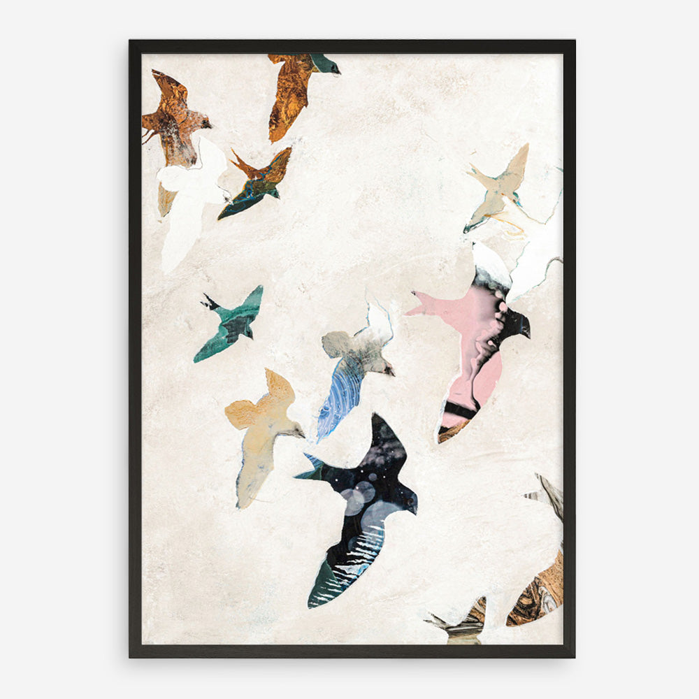 Abstract Birds 2 Art Print
