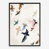 Abstract Birds 2 Art Print