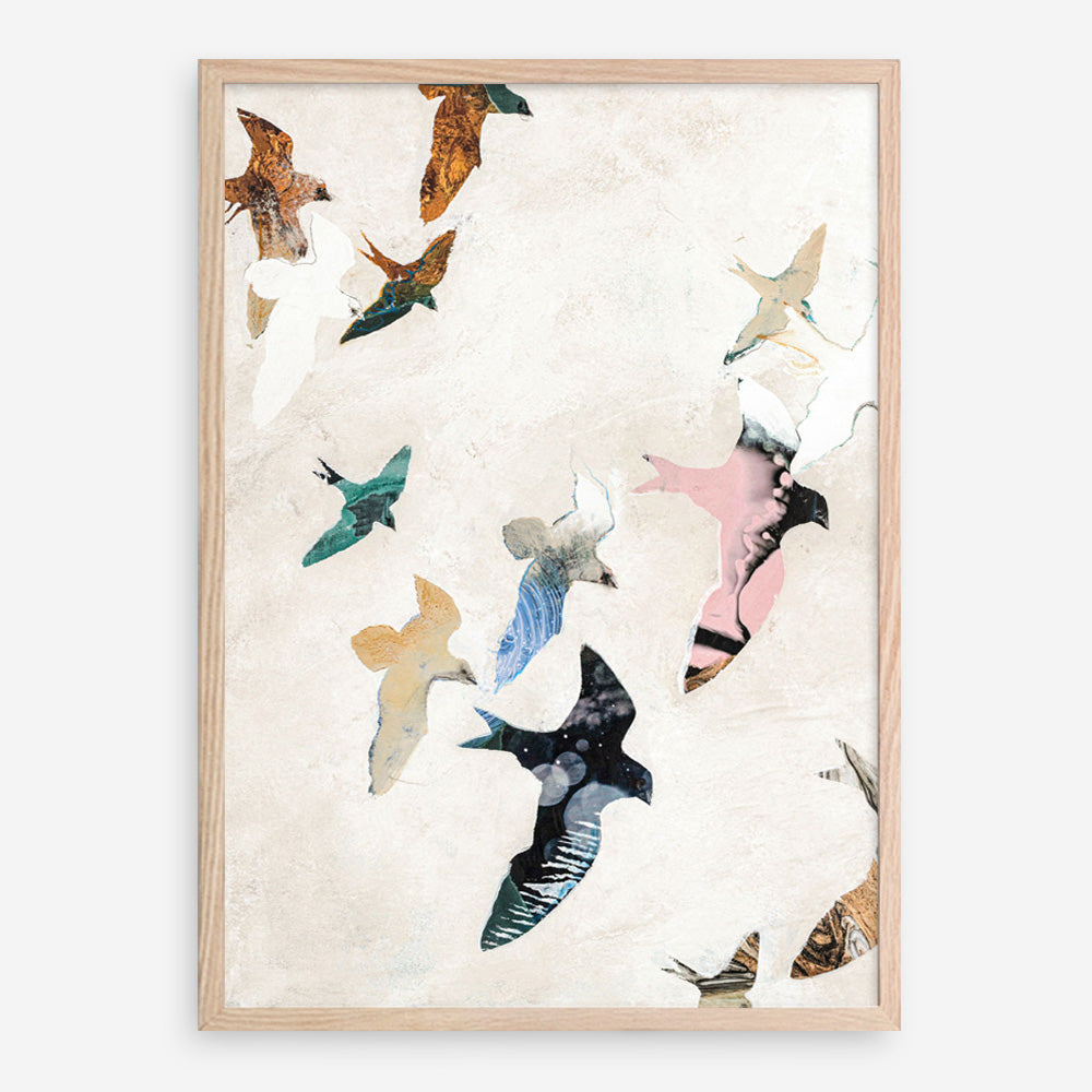 Abstract Birds 2 Art Print