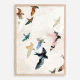 Abstract Birds 2 Art Print