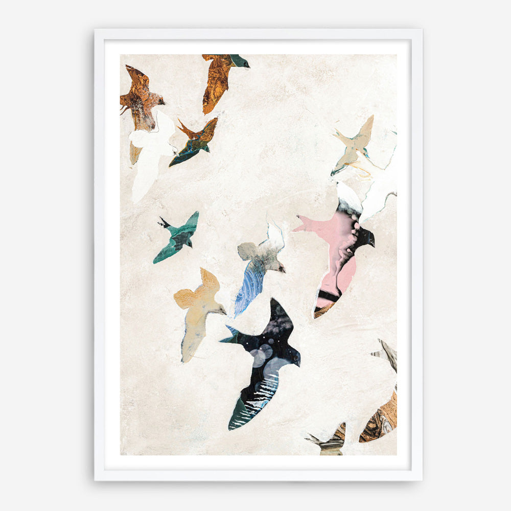 Abstract Birds 2 Art Print