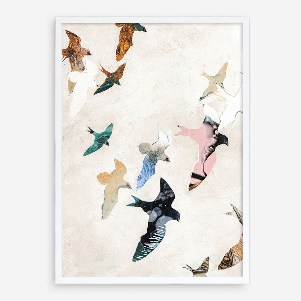 Abstract Birds 2 Art Print