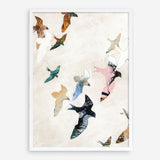 Abstract Birds 2 Art Print