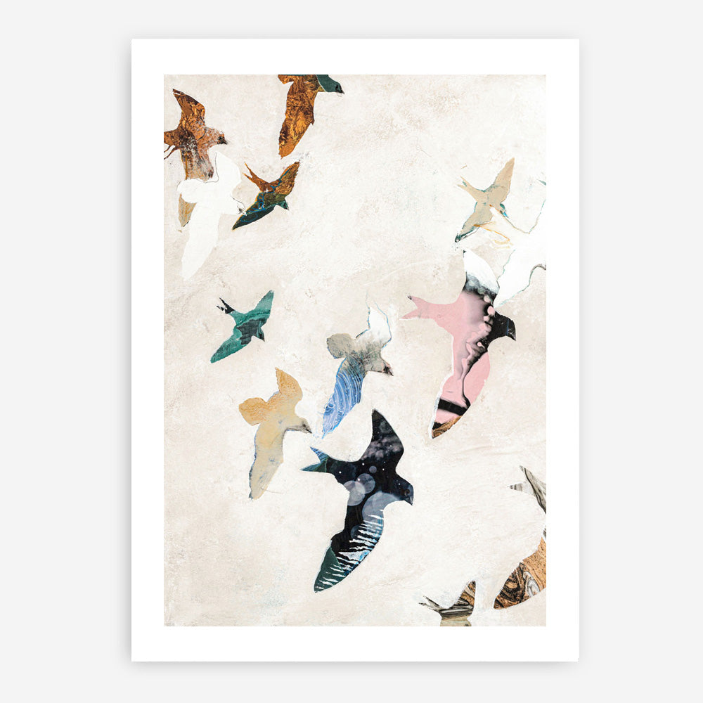 Abstract Birds 2 Art Print