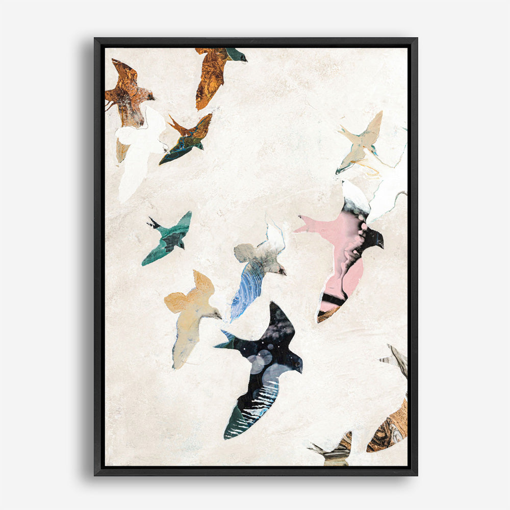 Abstract Birds 2 Canvas Print