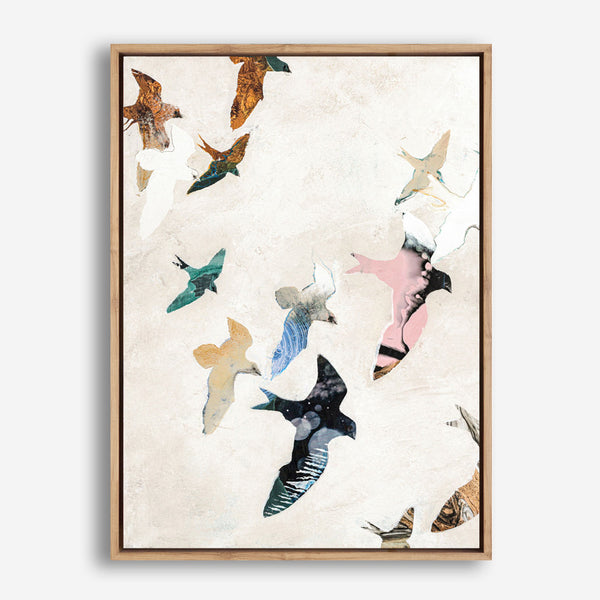 Abstract Birds 2 Canvas Print