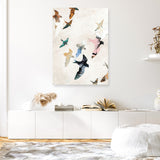 Abstract Birds 2 Canvas Print