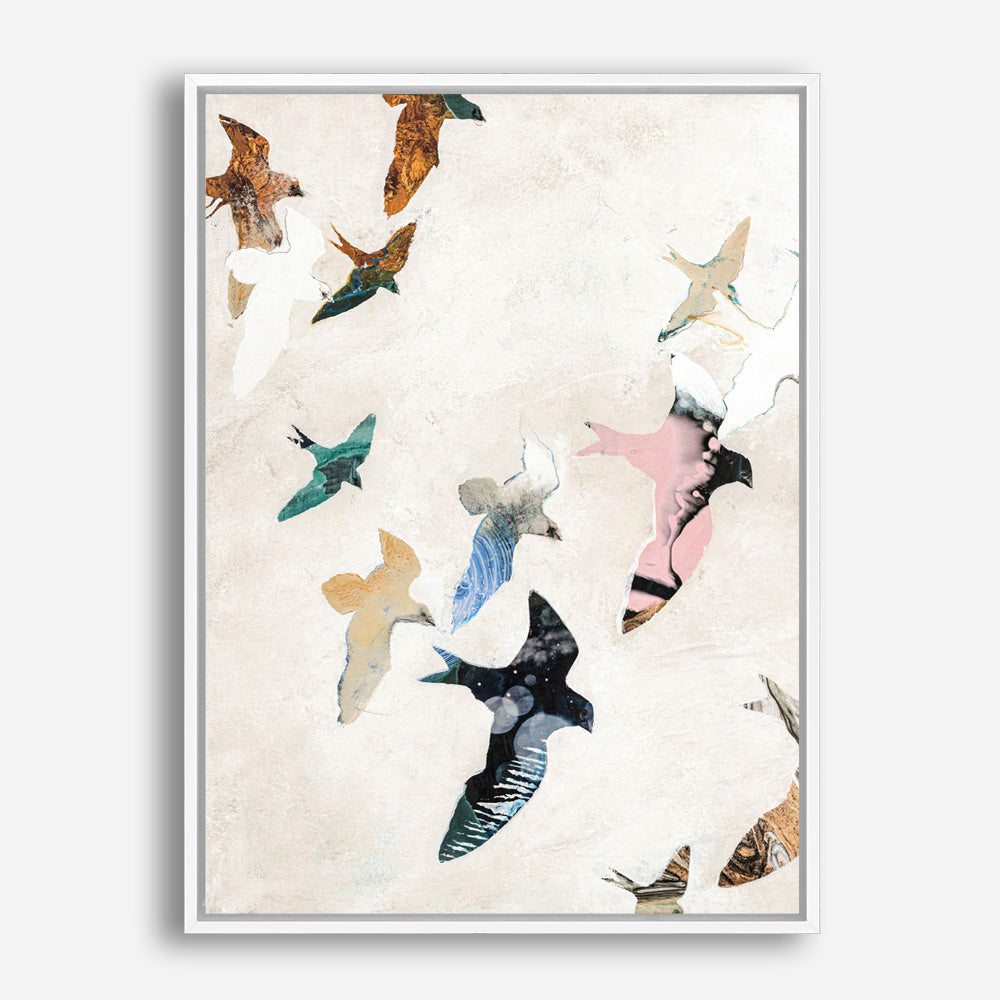 Abstract Birds 2 Canvas Print