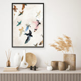 Abstract Birds 2 Art Print