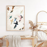 Abstract Birds 2 Art Print