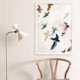 Abstract Birds 2 Art Print