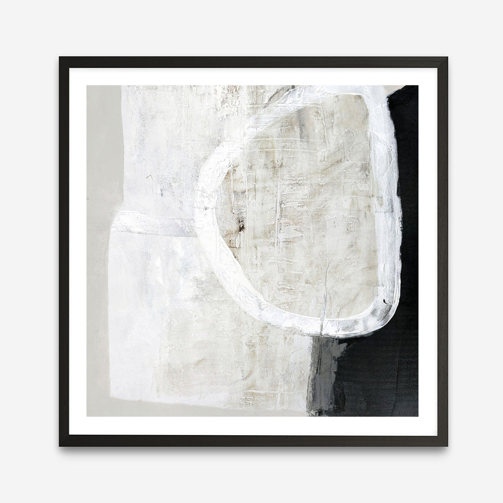 White Stone (Square) Art Print